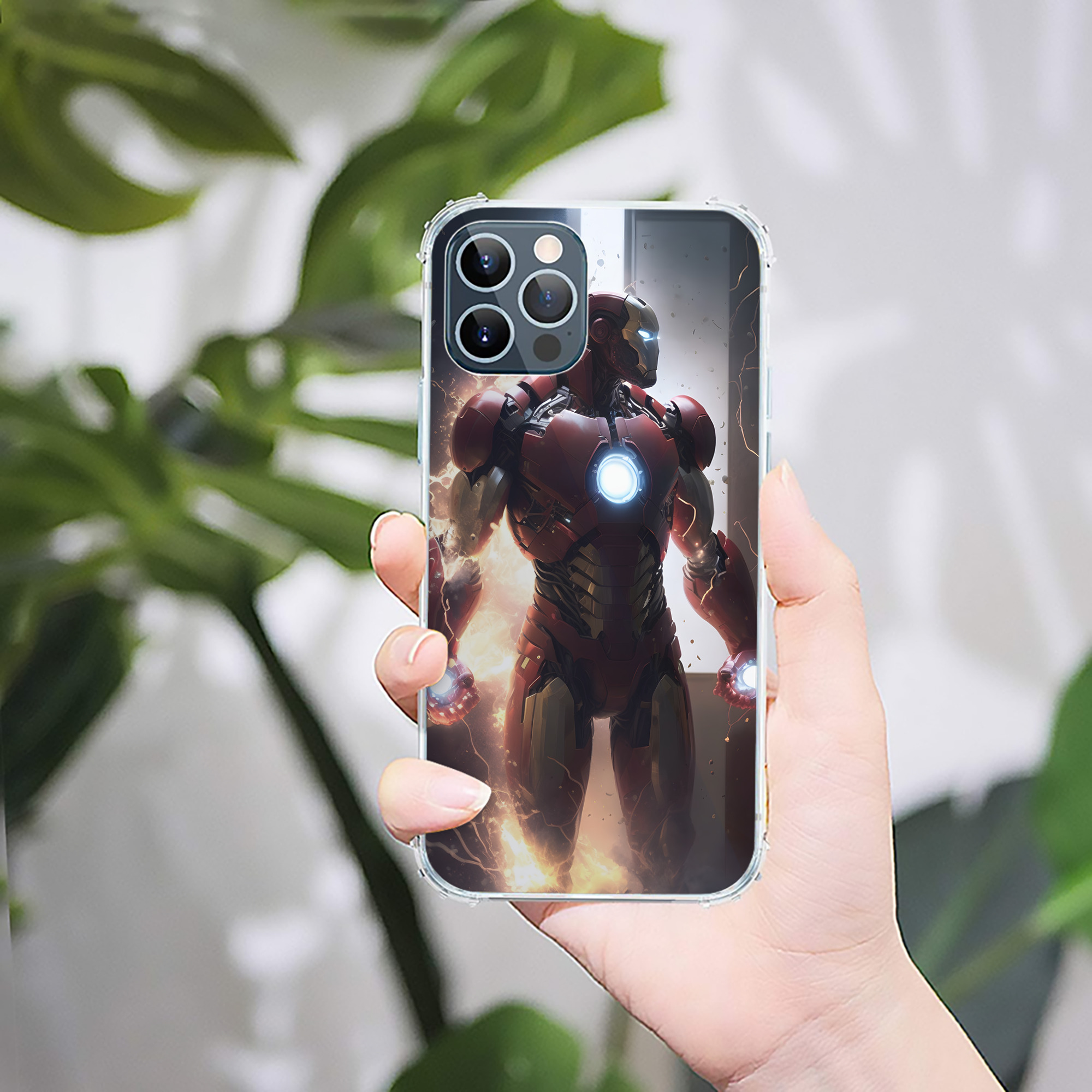 （画像用） アベンジャーズ The Avengers 【iPhone 12シリーズ対応】透明スマホケース（クリアソフトケース）